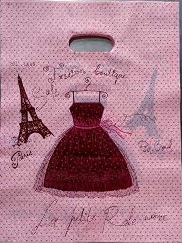 Ainest Wholesale New 50pcs/100pcs Lot Pretty Plastic Gift Bag Shopping Bags 15x20cm No.1050PCS