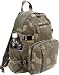 Woodland Camouflage Military Vintage Washed Compact Mini Backpack