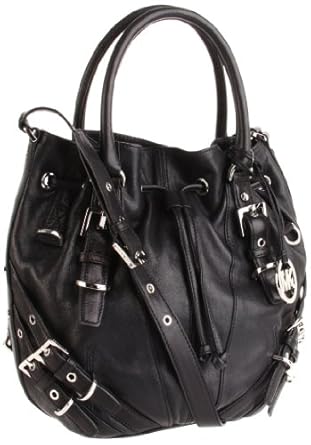 MICHAEL Michael Kors Milo Large Drawstring Tote (Black)