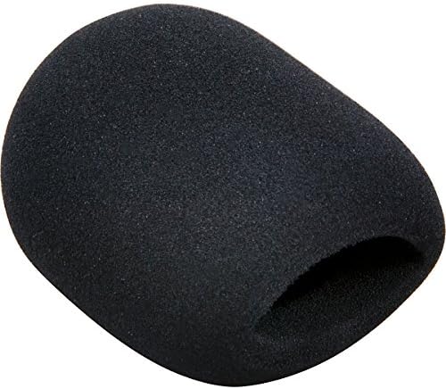 Tour Grade Black Ball End Microphone Wind Screen Black