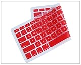 Red Keyboard Skin Compatible with AppleTM Macbook