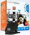 Logicam Webcam - Web Camera boxed and Brand New Black Sleek Webcam, USB Web Cam with Mic Microphone and 6 LEDs for Night Vision - 360 Degree Camera Rotation - Compatible with Microsoft Windows XP Vista Windows 7 and all latest windows - Clip base ideal for PC & Laptop - Skype Yahoo and MSN Enabled (SAME OR NEXT DAY DISPATCH)