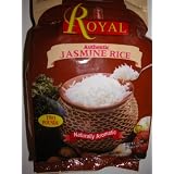 Royal Authentic Jasmine Rice 2 Pound 6 Pack by Royal