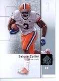 2011 SP Authentic Football Cards # 75 Delone Carter RC - Syracuse Orange (RC - Rookie Card) Indianapolis Colts (ENCASED NFL Trading Card)
