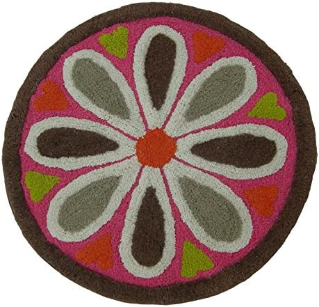 IAE Floral Bath Rug (BROWN)