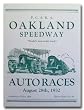 1932 Oakland Speedway Program Poster Print