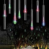 Lipoint LEDツララスティックライト イルミネーション ストリングライト 流星雨 50CM 10本セット 防水 建築、ツリー、クリスマス装飾用(カラー)