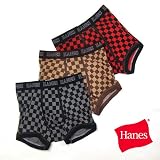 Hanes(ヘインズ)【09SS】◆消臭糸使用◆ブロックチェック柄ボクサーパンツ(16-118)
