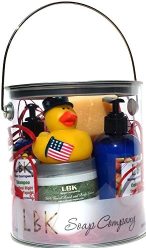 LBK SOAP COMPANY DUCKIES LIGHTING STRIKE LEMON GRASS GIFT CAN