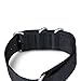 Shark Straps - Black 4-ring Watch Strap with Brushed Stainless Steel Buckles - Multiple Sizes