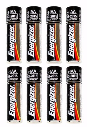 Energizer Max Alkaline Batteries, 8-Pack #E91BP-8/E91BP8-F2