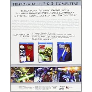 Star Wars The Clone Wars - Temporadas 1-3 [Blu-ray 3D] [Import espagnol]