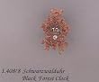 Miniature 1:24 Scale Black Forest Cuckoo Clock by Reutter Porcelain