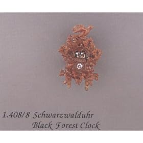 Miniature 1:24 Scale Black Forest Cuckoo Clock by Reutter Porcelain