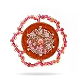 Ayala Bar Hip Fabrics Pin in Rust and Pink #8010 AP OP
