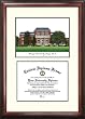 Mississippi State University Scholar Scholar Mahogany Framed Lithograph w/Diploma Opening