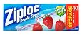Ziploc Storage Bag, Gallon Value Pack, 40-Count(Pack of 3)