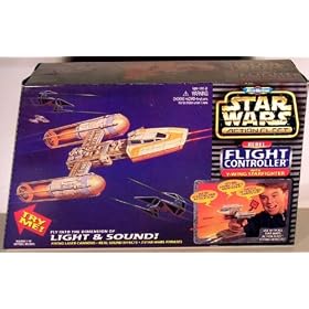 1997 Edition MicroMachines Star Wars Action Fleet Rebel Flight Controller with Y-Wing Starfighter by Star Wars