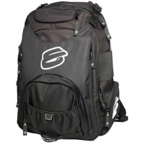 Elyts Scooter Backpack Back pack Bag (Black White)