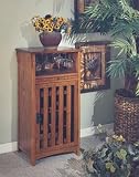 Dark Oak Solid Oak Wine Cabinet