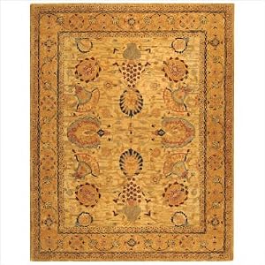 Taj Mahal TJM109B Ivory Taupe Oriental Rug Size: 2'6 x 12' Runner