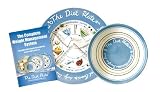 The Diet Plate® Male Plate and Bowl made from Fine English Earthenware. Microwave and Dishwasher friendly