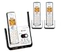 AT&T CL82309 DECT 6.0 Cordless Phone, Black/Silver, 3 Handsets