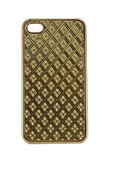 Gold Diamond Pattern iPhone 4S Case (Compatible with Apple iPhone 4S, iPhone 4)