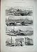 1881 Subsidence Land Northwich Salt Mines Buildings Art