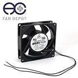 110V / 115V / 120V AC Cooling Fan. 92mm x 25mm LS wire