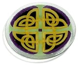 Peggy Karr 8-Inch Glass Celtic Knot Plate