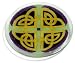 Peggy Karr 8-Inch Glass Celtic Knot Plate
