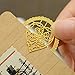 uhoMEy Kawaii Golden Metal Bookmarks Cute Bookmark for Books Stationery Gift