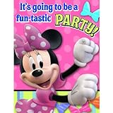 Disney Minnie Mouse Bow-tique Invitations Party Accessory