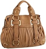 Rampage Krista Top Handle Tote,Camel Espresso,one size