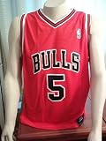 CHICAGO BULLS NBA NOCIONI #5 AWAY BASKETBALL JERSEY SHIRT