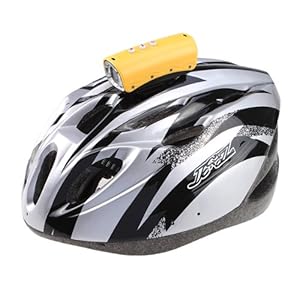 AGPtek® 20 Meter Waterproof 720P HD 5.0 Mega Lens 8 White Leds Video Action Camera Sports Helmet Cam Car DVR Yellow Color and New Mens Bicycle Helmet Bike Cycling Adult Ultra-light Visor PVC EPS Black with Silver (CE Certificated)