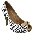 Women's Mossimo&reg; Vicki Peep-Toe Pumps - Zebra