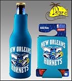 SET OF 2 NEW ORLEANS HORNETS CAN & BOTTLE KOOZIE COOLER