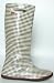 Sugar The Handle This Rainboot in Silver,Shoes for Women