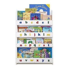The Tidy Books Children's Bookcase (White, Lowercase)