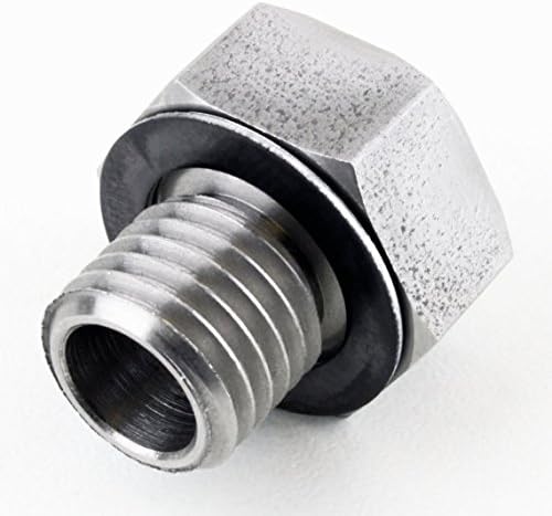 Speedhut Metric Adapter, 1/8 inch NPT Female to M12X1.75 Male (Stainless Steel)