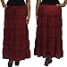 BombayFashions Full Length Womens Ethnic Peasant Bohemian Gypsy Skirt 30 COLORS