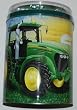John Deere Collectible Popcorn Tin, Includes: Tractor Bank Set with Tools and Cow