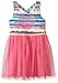 Lilt Girls' Little Tiedye Knit Dress with Mesh Skirt