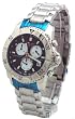 Corvette Official GM Licensed Product Chronograph Watch Model CR-108-M1 (Black Face White Sub Dials)