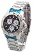 Corvette Official GM Licensed Product Chronograph Watch Model CR-108-M1 (Black Face White Sub Dials)