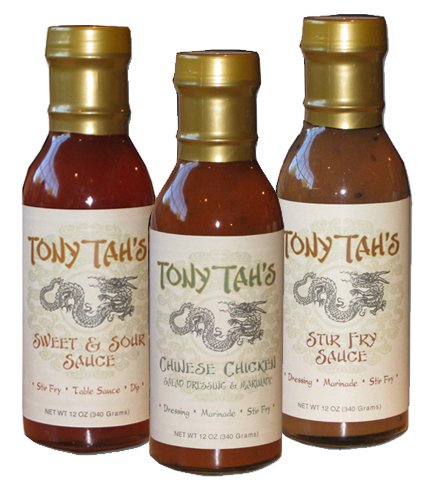 Fine Asian Cooking Sauces From Tony Tah's. Marinade, Stir Fry, Dressing, Dip, And So Much... by Tony Tah's