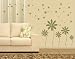 Best Quality Vinyl Wall Sticker Decals - Flower Magic ( Size: 24in x 15in - Color: black ) - No: 1337