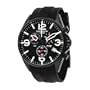 Torgoen Swiss Men's T16301 Aviation Chronograph Black Dial Polyurethane Strap Watch